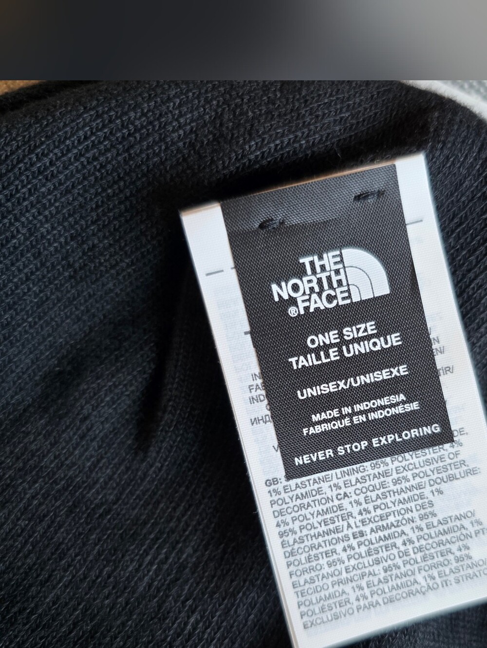 The North Face Teal Knit Logo Beanie - Picture 4 of 4